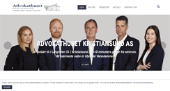 Desktop Screenshot of advokathuset-kristiansund.no